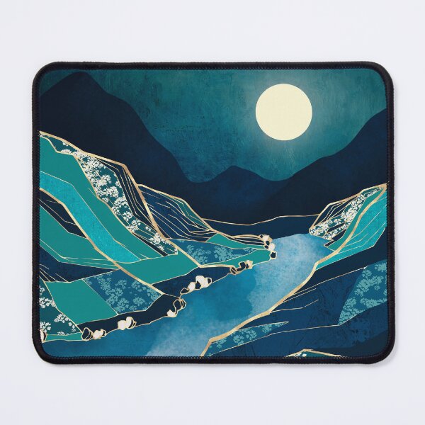 Item preview, Spring River Night designed and sold by spacefrogdesign.