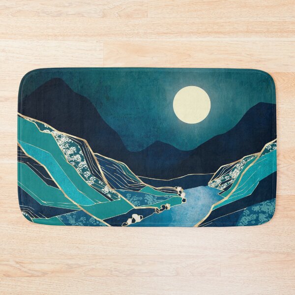 Item preview, Spring River Night designed and sold by spacefrogdesign.