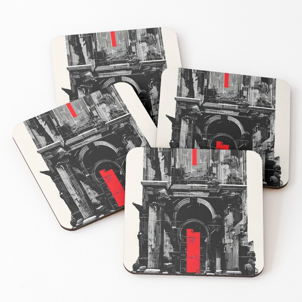 Item preview, Coasters (Set of 4) designed and sold by StudioDestruct.