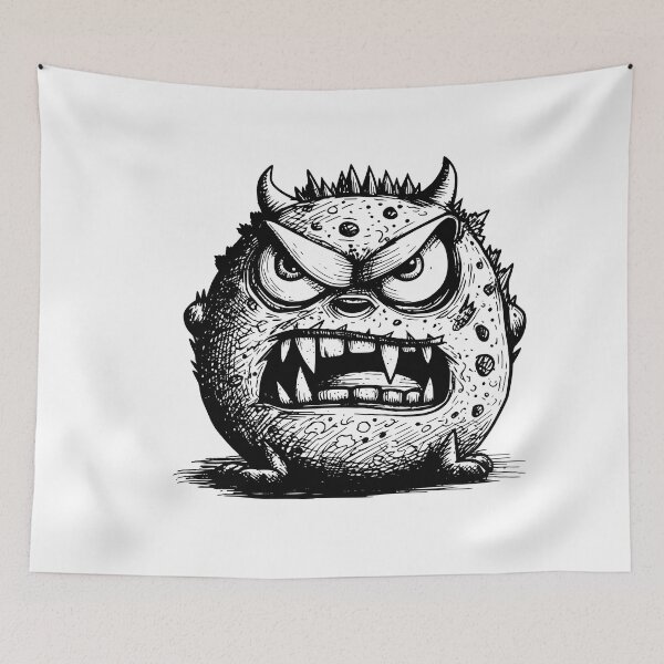 Item preview,  Grumpy Monsters designed and sold by HINKYPUNK-UK.