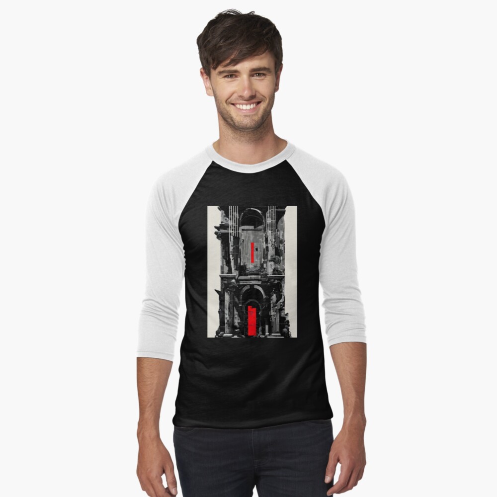 Item preview, Baseball ¾ Sleeve T-Shirt designed and sold by StudioDestruct.