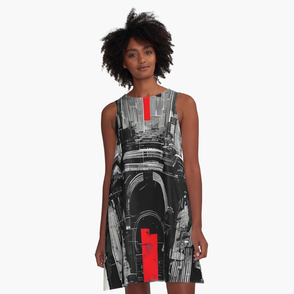 Item preview, A-Line Dress designed and sold by StudioDestruct.