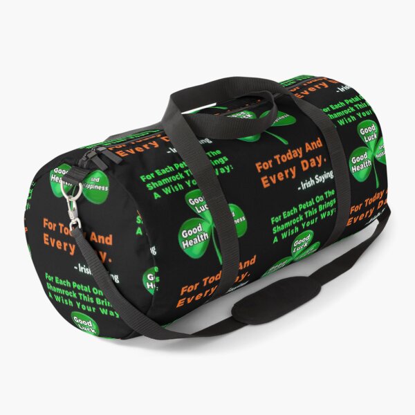 Item preview, Irish Saying - For Each Petal On The Shamrock This Brings A Wish Your Way Good Health, Good Luck, And Happiness For Today And Every Day designed and sold by IrishProverbs.