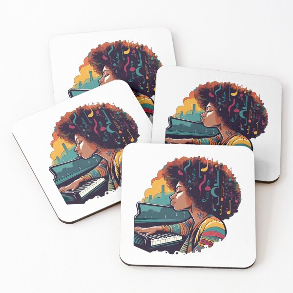 Item preview, Soulful Serenity - Female Musician Art for Women designed and sold by PeelnProduce.