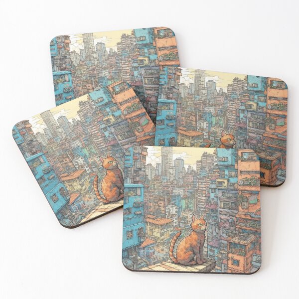 Item preview, Cat in the city designed and sold by Leo Hipp.