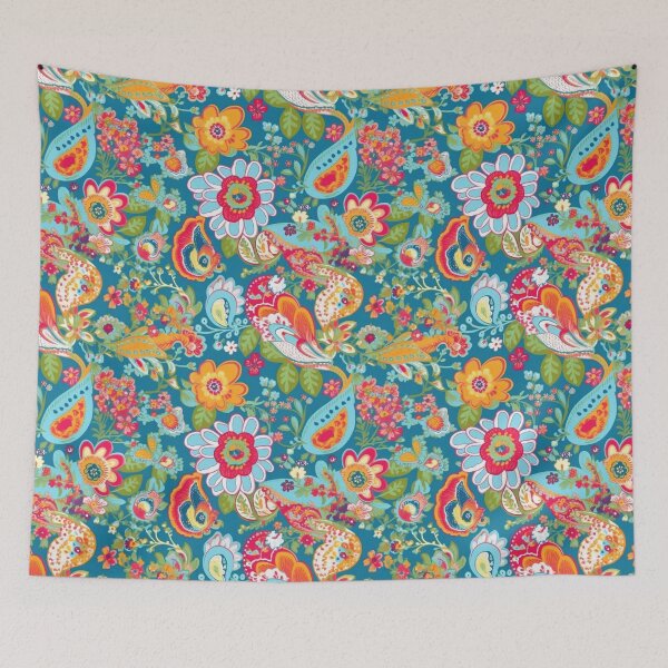 Item preview, Bright and Colorful Floral, Happy Cheerful Floral,  designed and sold by VintageFlorals.
