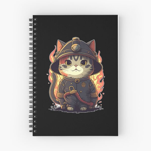Item preview, Cat Firefighter On Duty T-Shirt Cute Animal designed and sold by ButLerz.