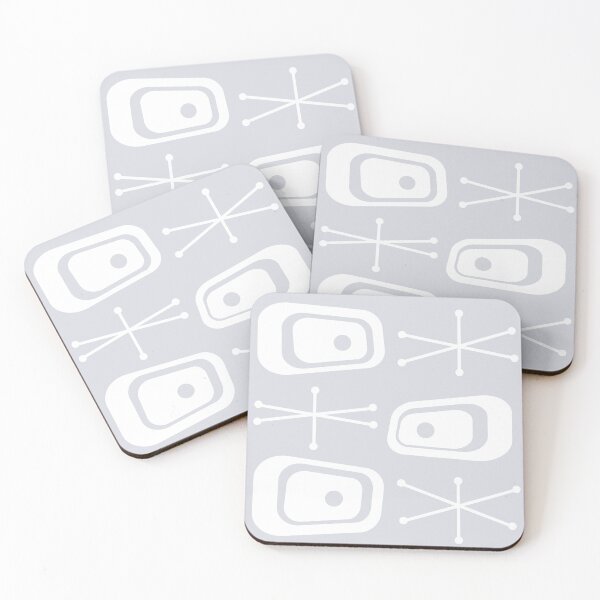 Artikelvorschau, Atomic Age TVs Starbursts Silber entworfen und verkauft von thepixelgarden.