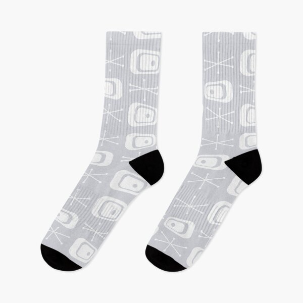 Item preview, Atomic Age TVs Starbursts Silver designed and sold by thepixelgarden.