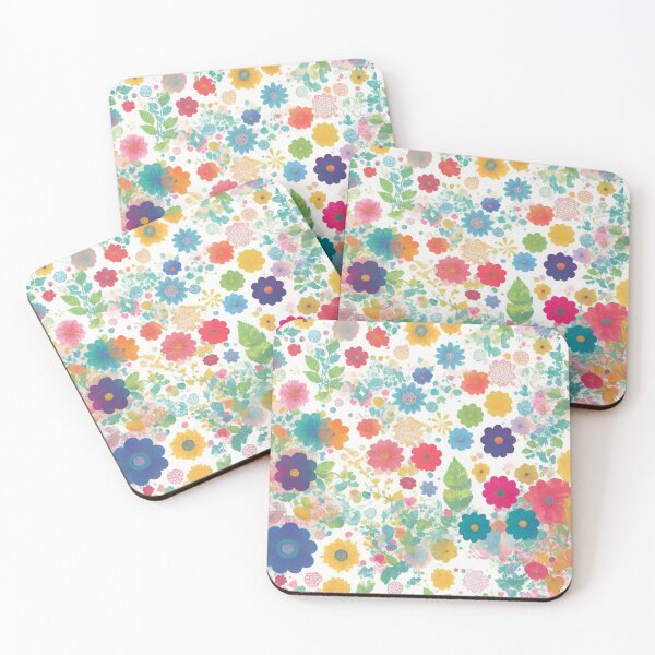 Item preview, Boho pattern of flowers and trees designed and sold by Jamelda.