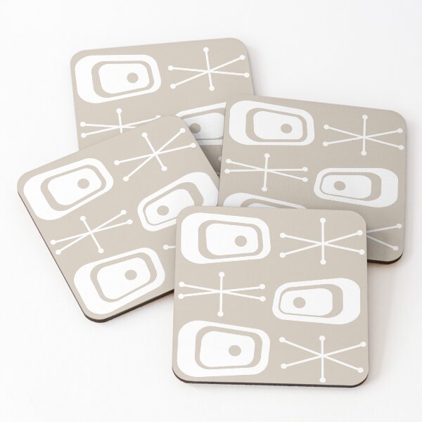 Artikelvorschau, Atomic Age TVs Starbursts Taupe entworfen und verkauft von thepixelgarden.