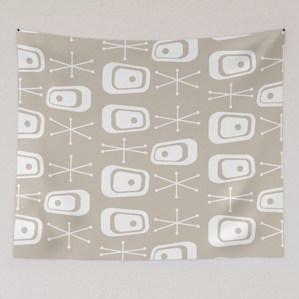 Artikelvorschau, Atomic Age TVs Starbursts Taupe entworfen und verkauft von thepixelgarden.