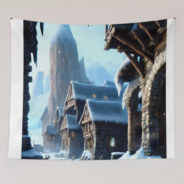 Item preview, North Wind Dales Village - Realms Scene designed and sold by Delerat7.