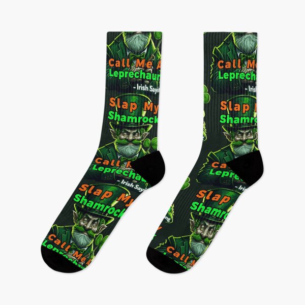 Item preview, Irish Saying - Slap My Shamrock Call Me A Leprechaun designed and sold by IrishProverbs.
