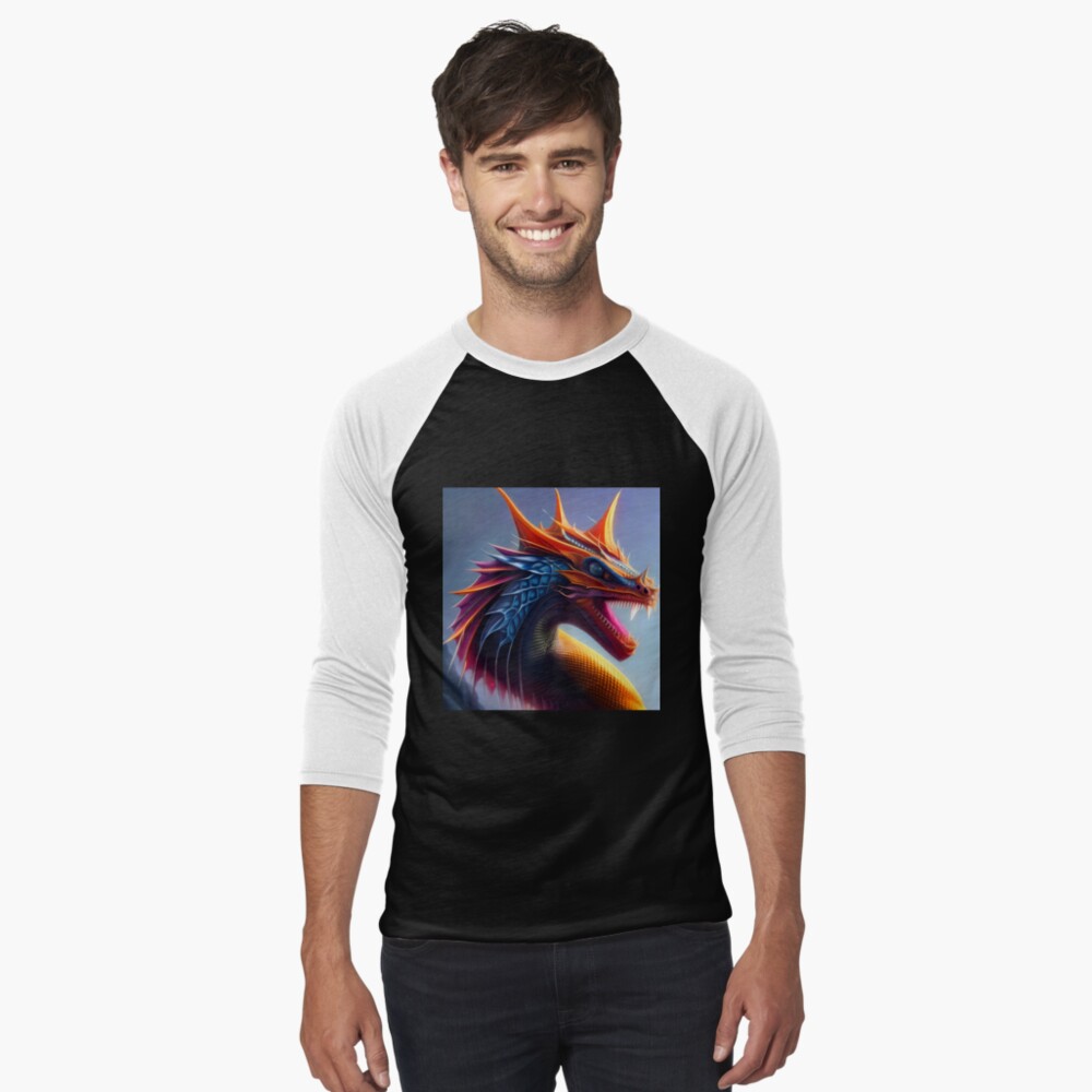 Item preview, Baseball ¾ Sleeve T-Shirt designed and sold by dragynrain.
