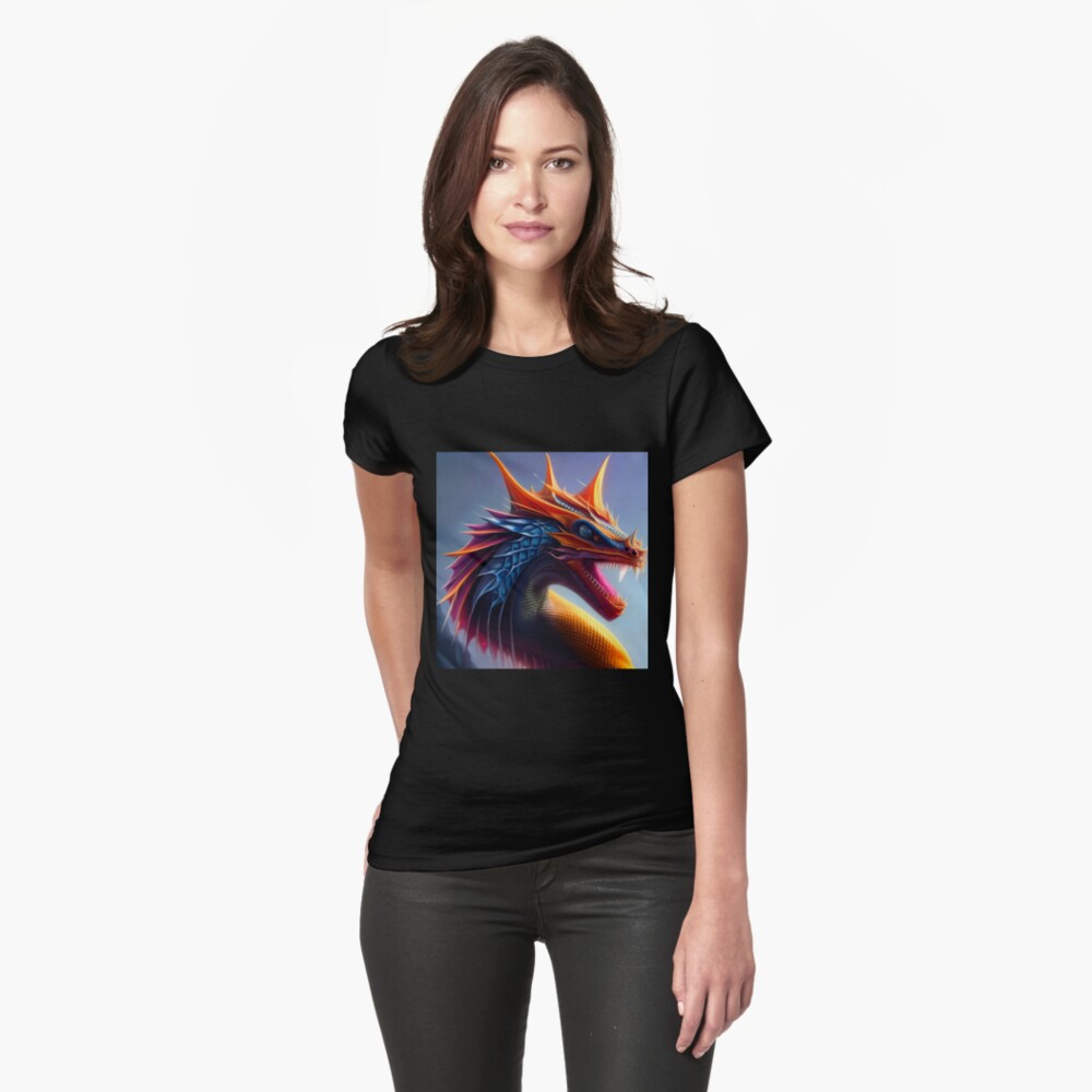 Item preview, Fitted T-Shirt designed and sold by dragynrain.