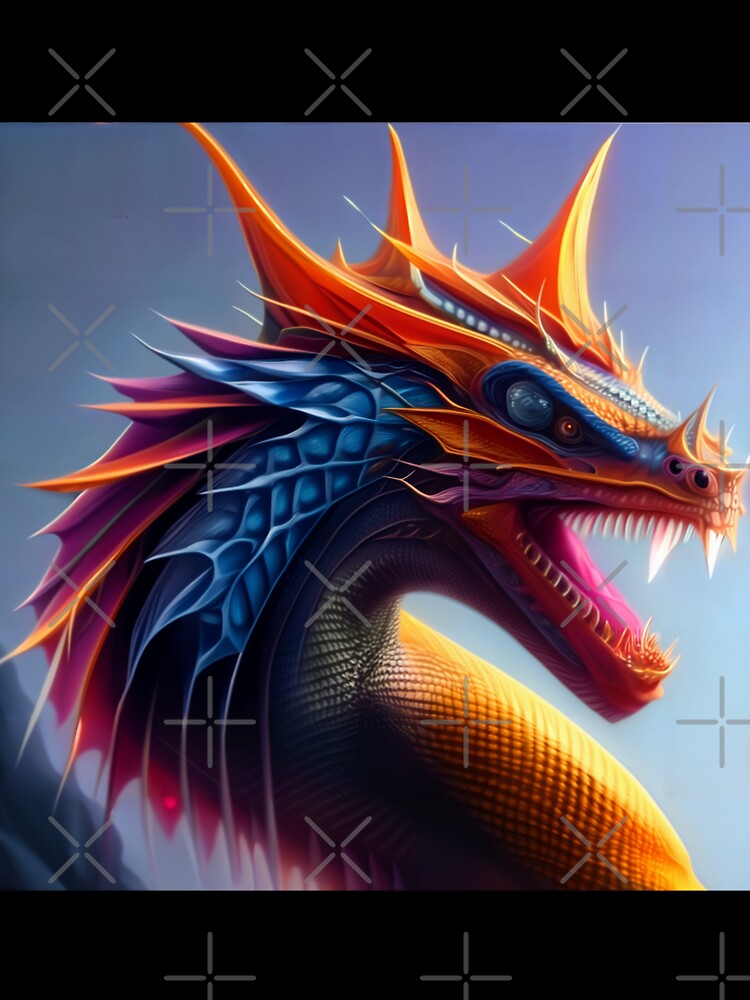 Thumbnail 7 of 7, Oversized T-Shirt, Crystal Dragons Series #11: Vivid Grandiose designed and sold by dragynrain.