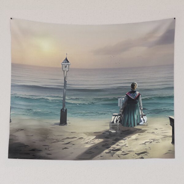 Item preview, Very Late Beach Arrival designed and sold by crazyeddie-sh.