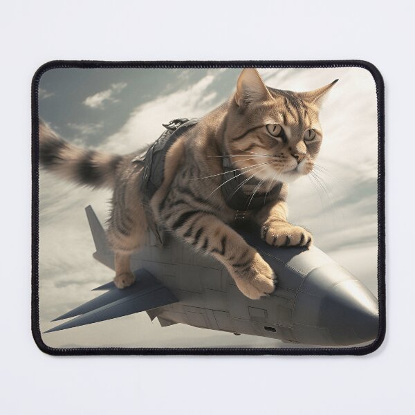 Item preview, Cat on a Missile designed and sold by JustinaLD.