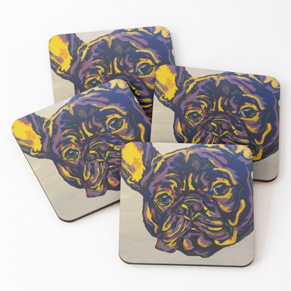 Item preview, Brindle French Bulldog in Non-Objective Color designed and sold by Bradford Williams.