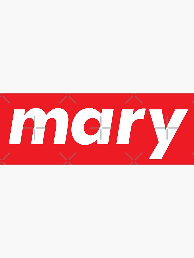 Mary Cute Star My Name Is Mary. | Sticker