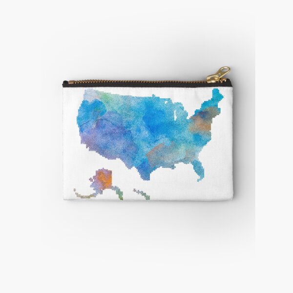 Item preview, usa map by states watercolor designed and sold by DeluxBee.