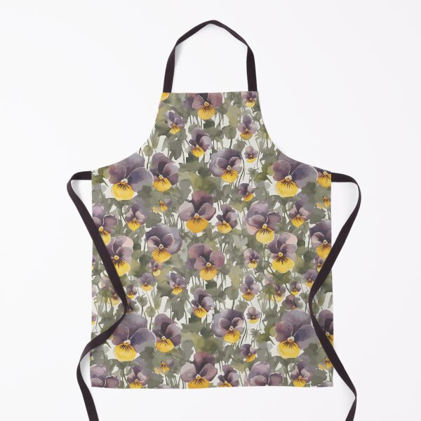 Item preview, Delicate Violas Flowers in Watercolor Harmony designed and sold by TopArtsy.