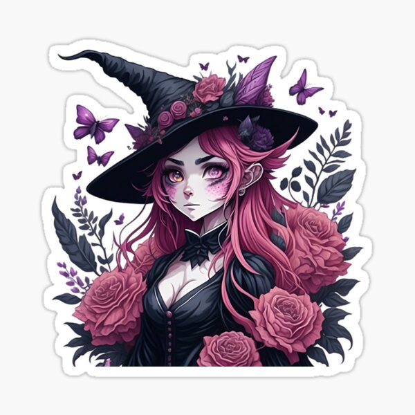 Witchy stickers png bundle