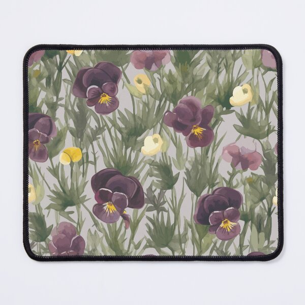 Artikelvorschau, Lebendige Viola-Blumen-Aquarell-Muster entworfen und verkauft von TopArtsy.