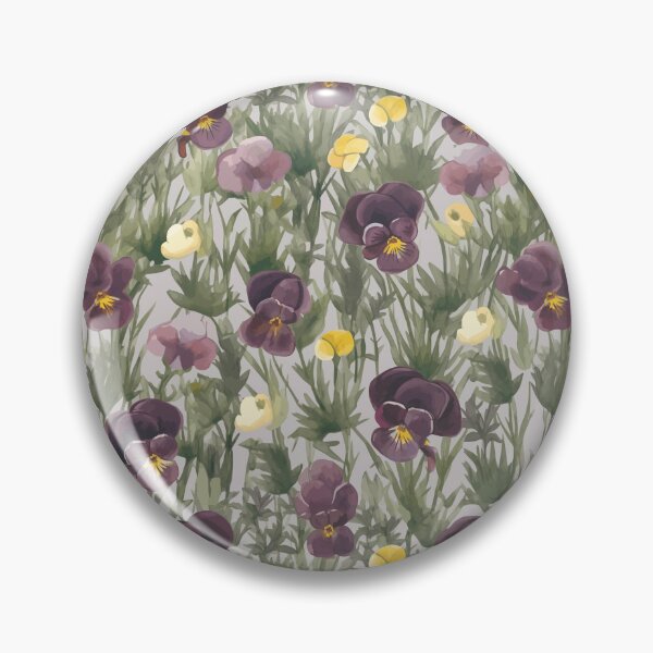 Artikelvorschau, Lebendige Viola-Blumen-Aquarell-Muster entworfen und verkauft von TopArtsy.