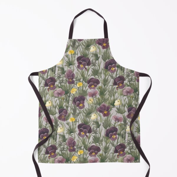 Item preview, Vivid Violas Flowers Watercolor Pattern designed and sold by TopArtsy.