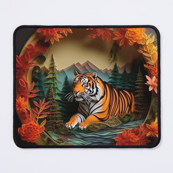 Item preview, Paper quilled tiger designed and sold by Matt's Artificial Nature.