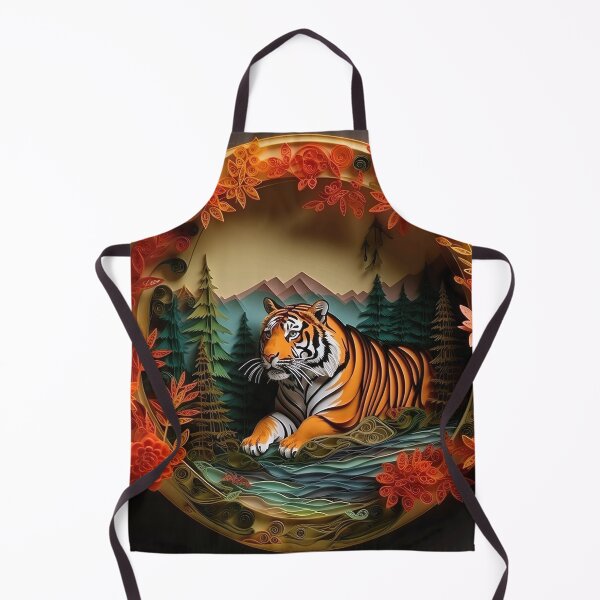 Item preview, Paper quilled tiger designed and sold by Matt's Artificial Nature.