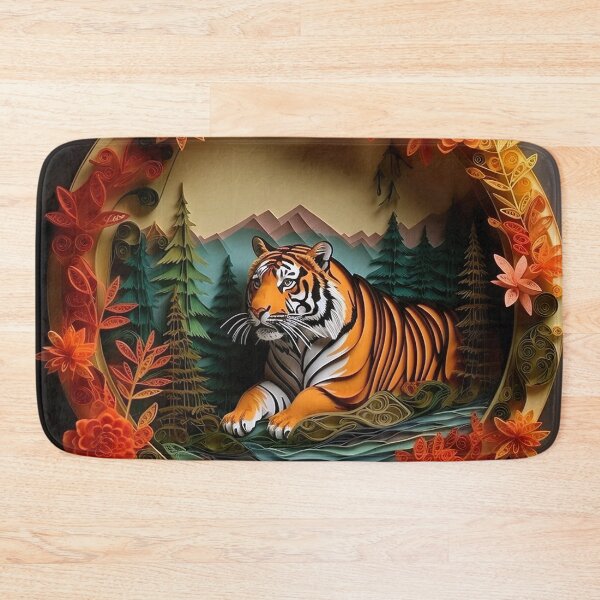 Item preview, Paper quilled tiger designed and sold by Matt's Artificial Nature.