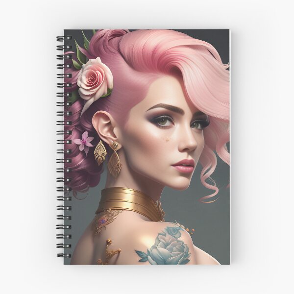 Item preview, Pink-haired Beauty designed and sold by AgataKaja.