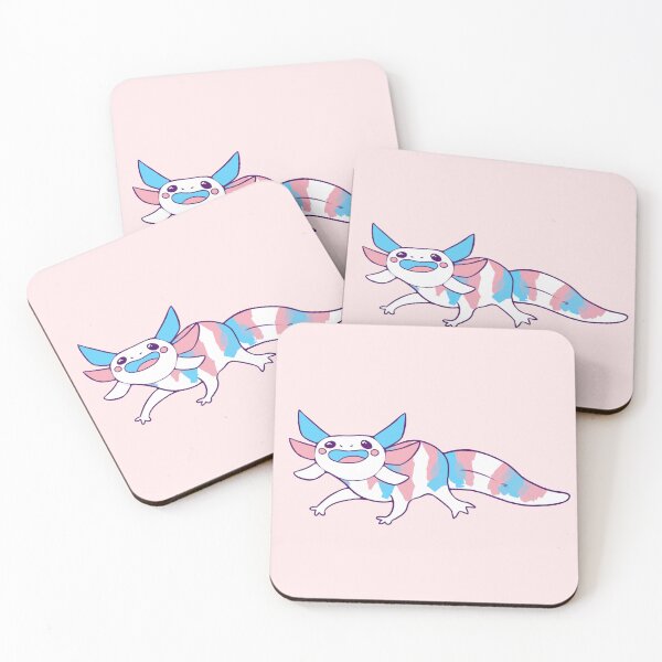 Item preview, Trans Pride Axolotl designed and sold by slimestra.