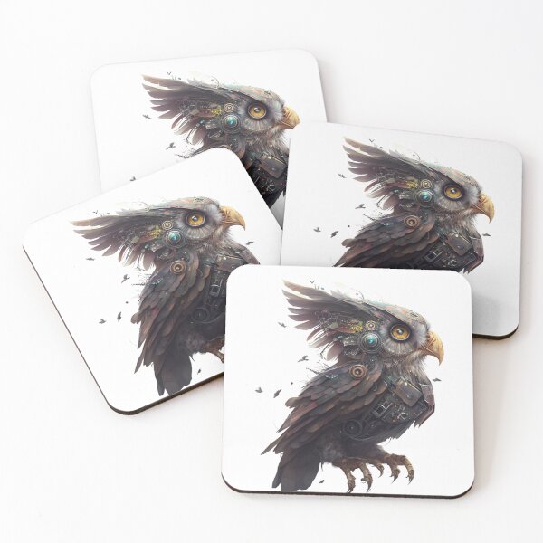 Item preview, Owl Robot designed and sold by Skull Rhiz.