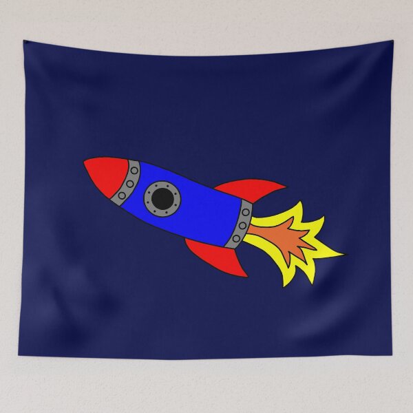 Item preview, Cartoon Space Rocket designed and sold by Scat the cat.
