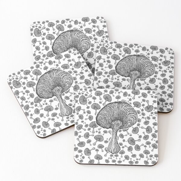 Item preview, Mushroom Ink Drawing  designed and sold by Jaraart.