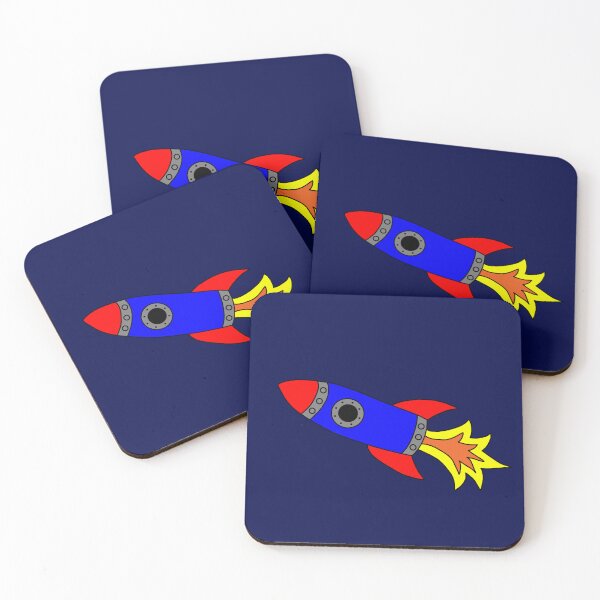 Item preview, Cartoon Space Rocket designed and sold by Scat the cat.