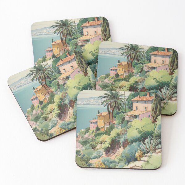 Item preview, Cliffside View, St. Tropez designed and sold by Heritage Print Co.