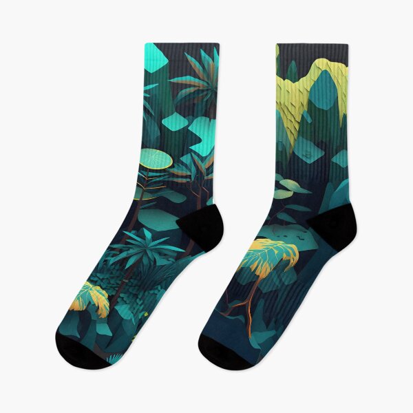 Item preview, Geometric shapes forest pattern designed and sold by NavyPanda.