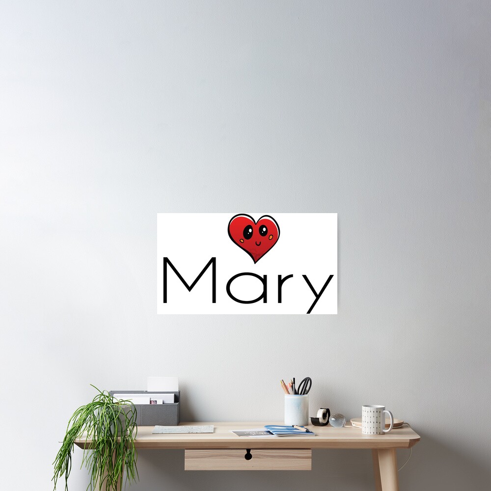 Mary Cute Star My Name Is Mary. | Sticker