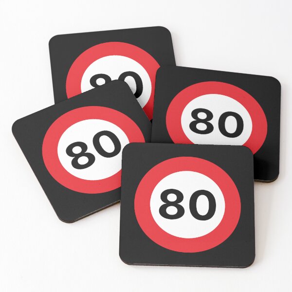Item preview, Speed limit 80, Happy 80th Birthday!  designed and sold by StateHouse.