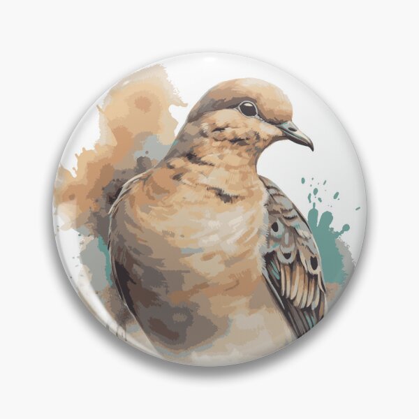 Item preview, Mourning Dove Portrait with Pastel colors  designed and sold by Cody Bertasso.