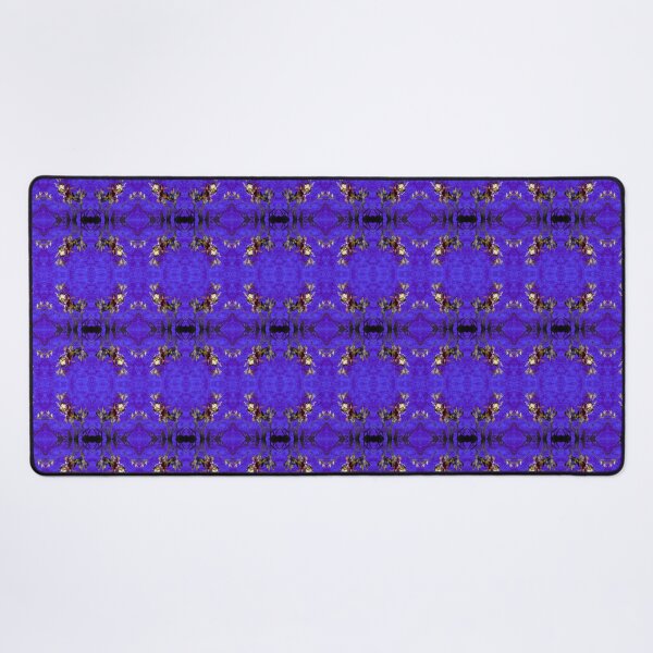 Item preview, red magic day lilies 4 royal blue pattern designed and sold by Dawna Morton.