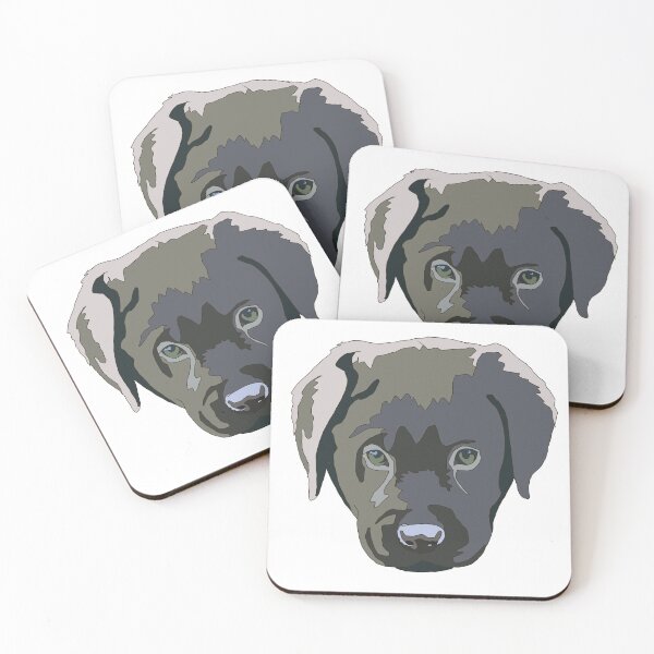 Item preview, Silver lab puppy designed and sold by LeahcarsArt.