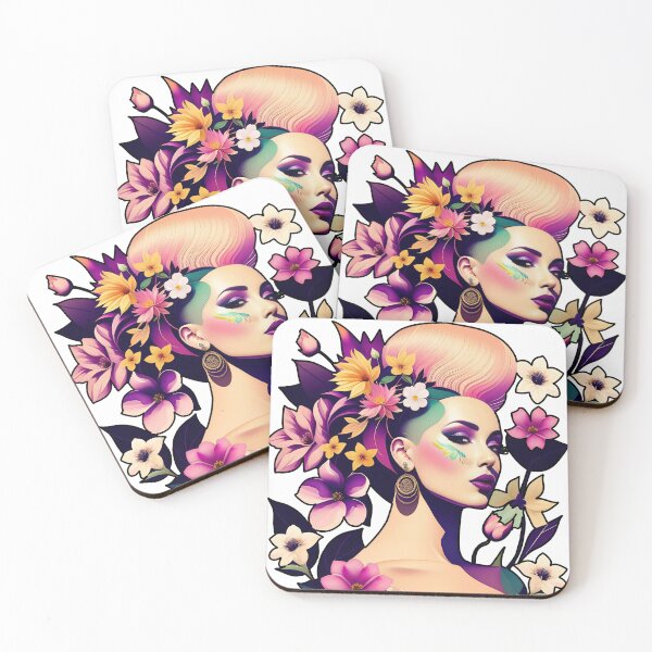Item preview, Flower-haired Beauty designed and sold by AgataKaja.