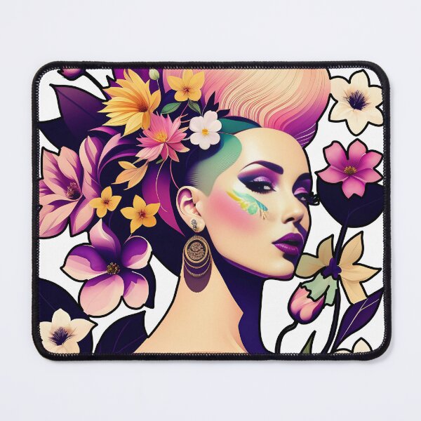 Item preview, Flower-haired Beauty designed and sold by AgataKaja.