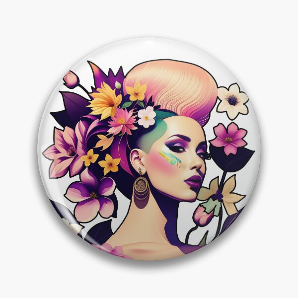 Item preview, Flower-haired Beauty designed and sold by AgataKaja.